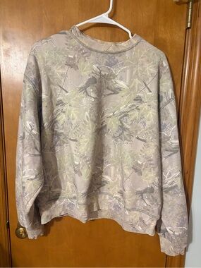 PacSun Small Camo Crewneck Sweatshirt